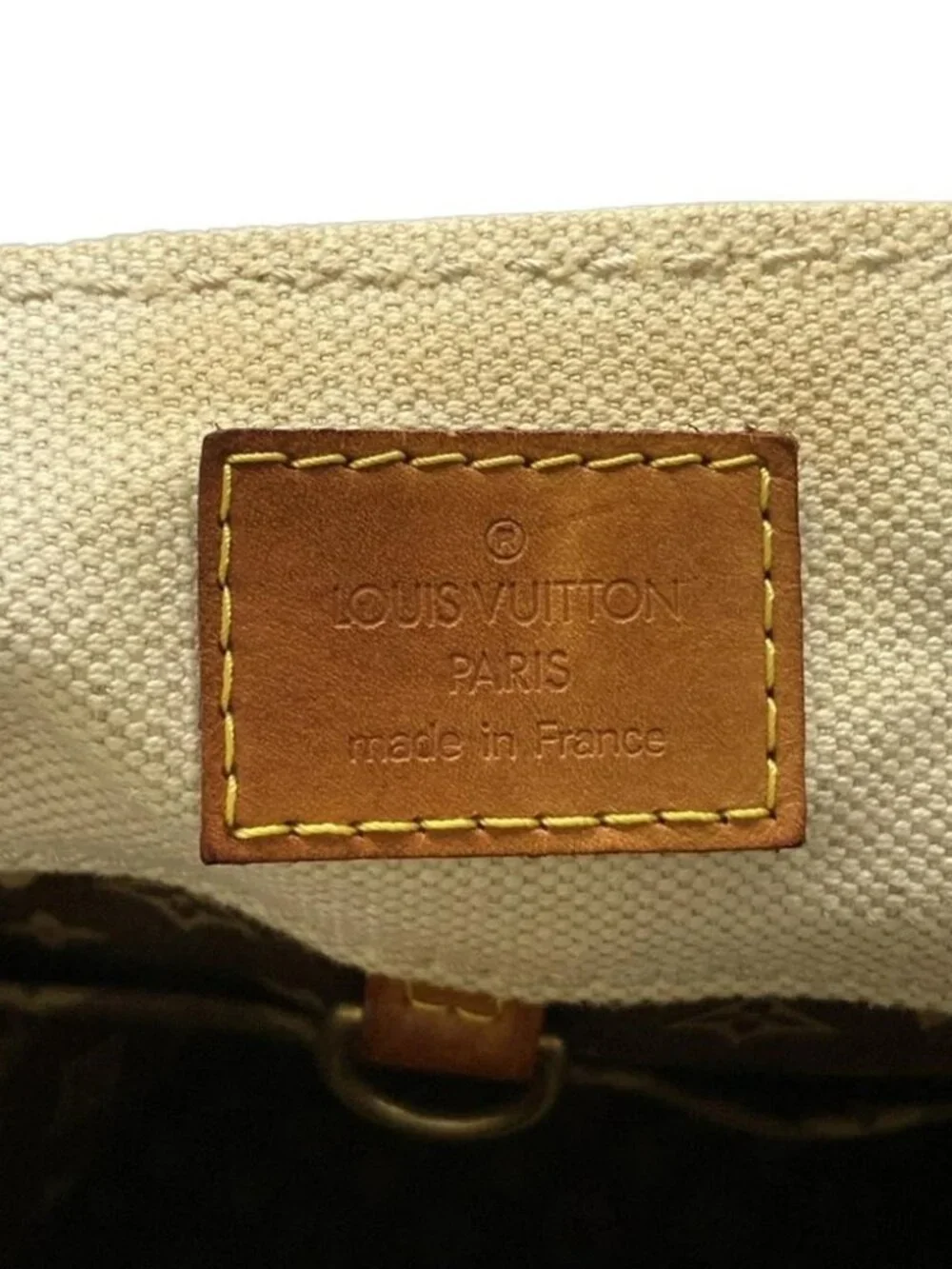LOUIS VUITTON Cabas Toile MM M95114 Blue Globe Shopper - VI1005 Tote Bag Canvas - Picture 9 of 11